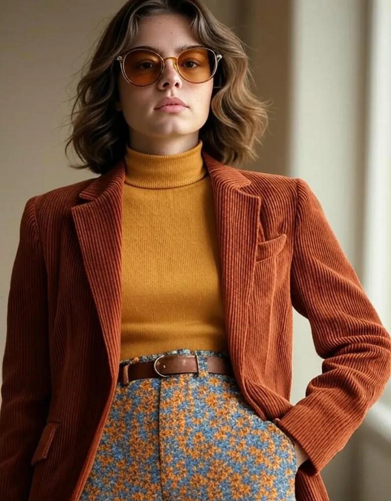 How to Dress 70s with Normal Clothes