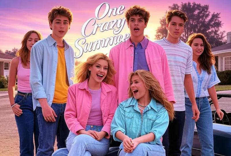 One Crazy Summer backdrop